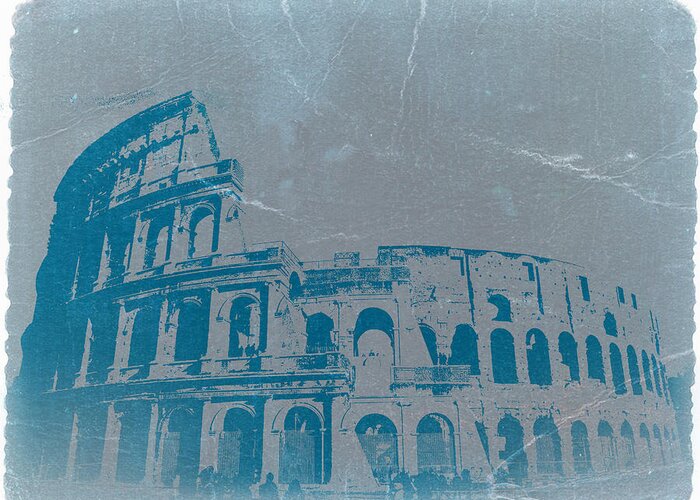 Coliseum Greeting Card featuring the photograph Coliseum by Naxart Studio