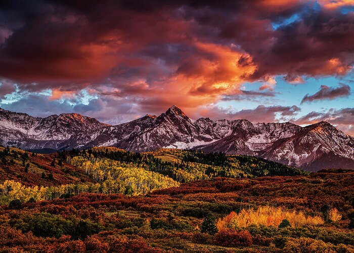 Mountain Greeting Card featuring the photograph Colorado Color by Andrew Soundarajan