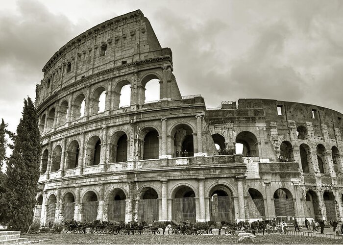 Colosseum Greeting Card featuring the photograph Colosseum Rome by Joana Kruse
