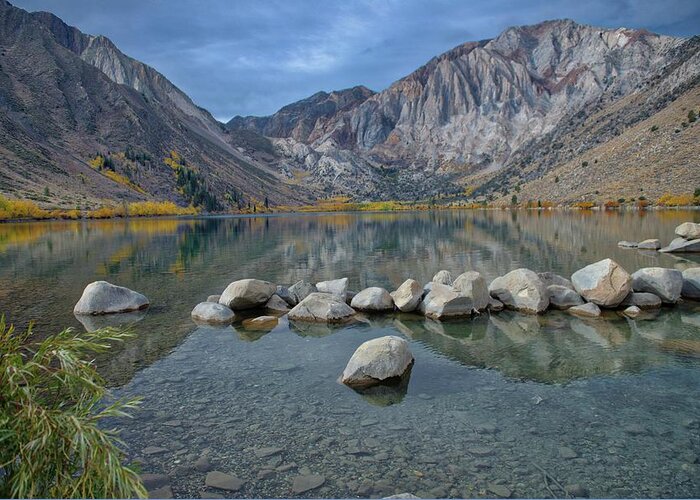 Fall Greeting Card featuring the photograph Convict Lake by Patricia Dennis