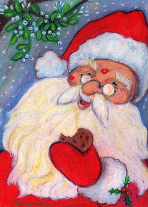 Painting Greeting Card featuring the painting Cookies and Kisses by Todd Peterson