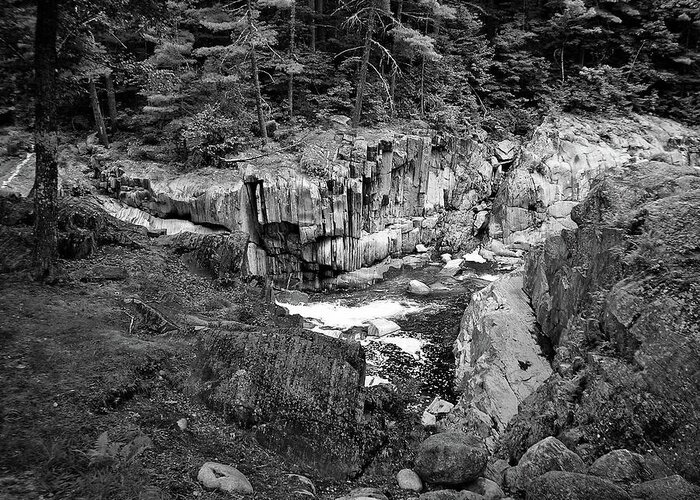 Maine Greeting Card featuring the photograph Coos Canyon 1553 by Guy Whiteley