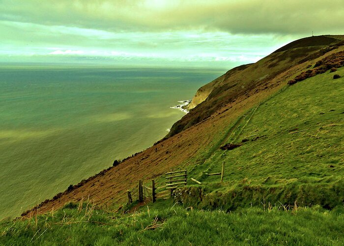Places Greeting Card featuring the photograph Countisbury by Richard Denyer