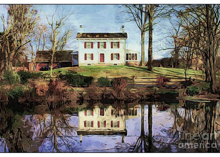 Landscape Greeting Card featuring the photograph Country Living by Marcia Lee Jones
