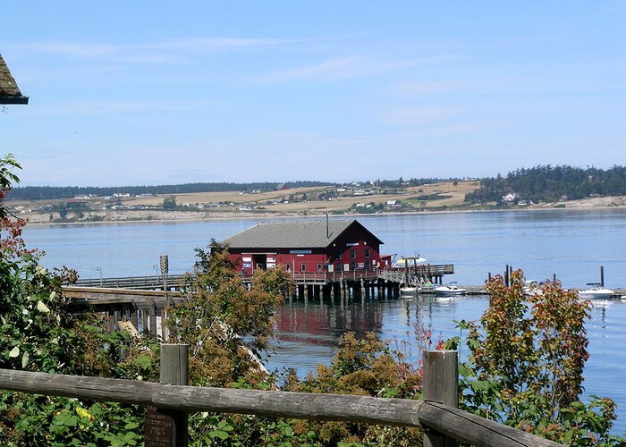 Coupeville Greeting Card featuring the photograph Coupeville Wharf II by Mary Gaines