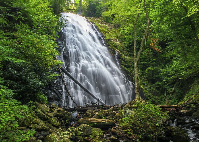 Crabtree Falls Greeting Card featuring the photograph Crabtree Falls by Chris Berrier