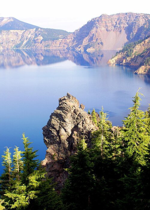 Crater Lake Greeting Card featuring the photograph Crater Lake 4 by Marty Koch
