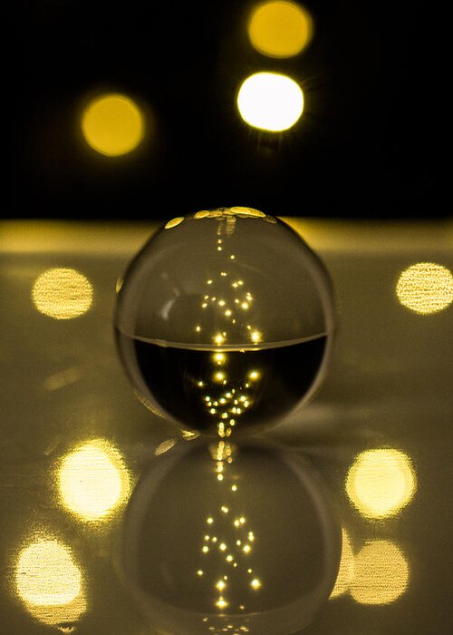  Greeting Card featuring the photograph Crystal Ball by Hyuntae Kim