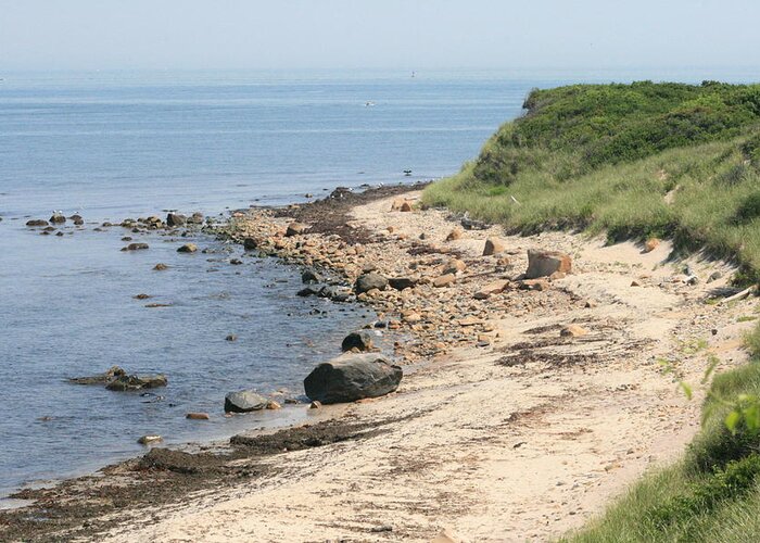 Culloden Point Greeting Card featuring the photograph Culloden Point in Montauk by Christopher J Kirby