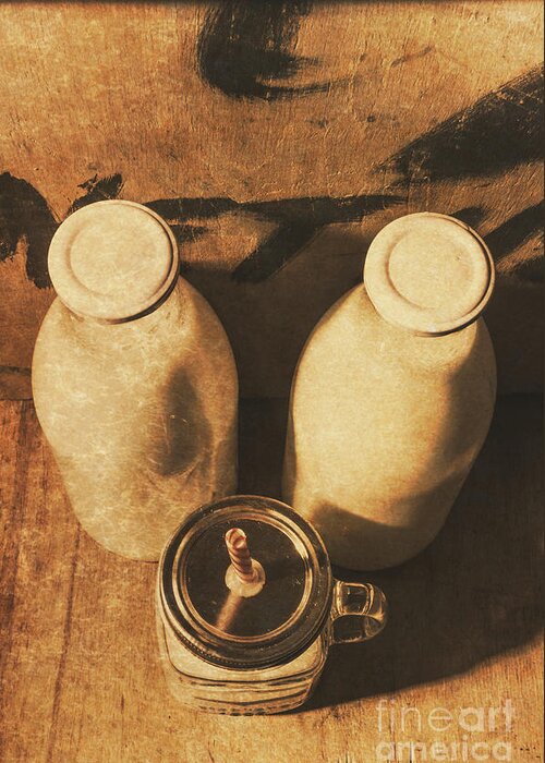 Beverage Greeting Card featuring the photograph Dairy nostalgia by Jorgo Photography