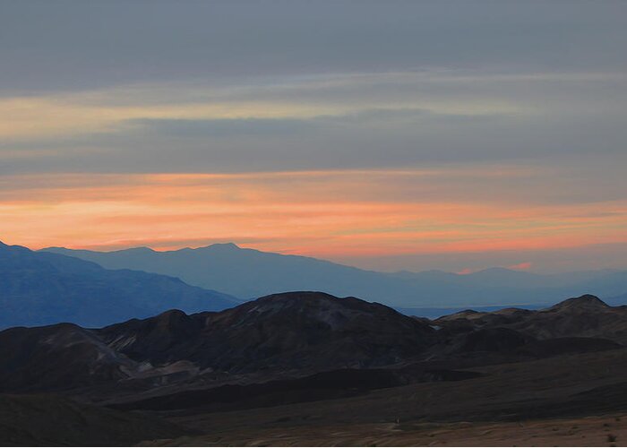 Landscape Greeting Card featuring the photograph Death Valley Sunset by Stephanie Grant