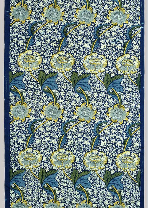 Kennet Greeting Card featuring the painting Designed by William Morris