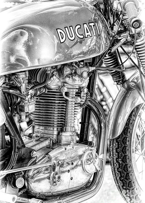 Ducati Greeting Card featuring the photograph Desmo MK 3 by Tim Gainey
