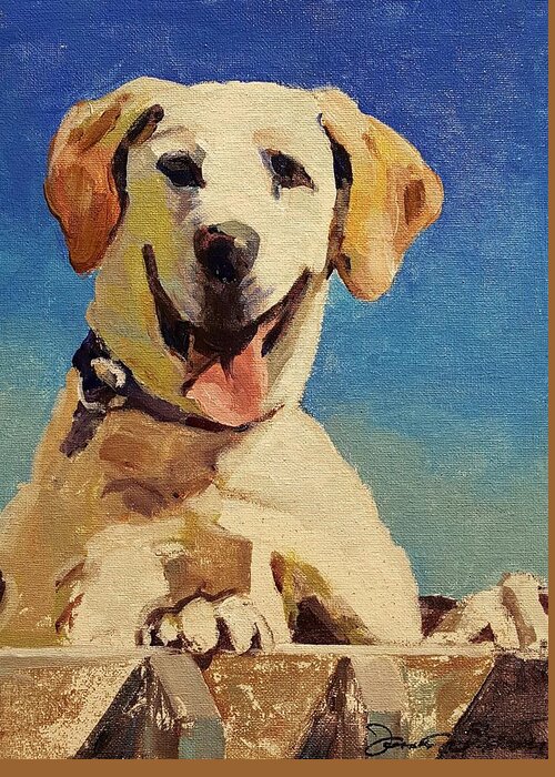  Greeting Card featuring the painting Did Someone Say Treat? by Jessica Anne Thomas