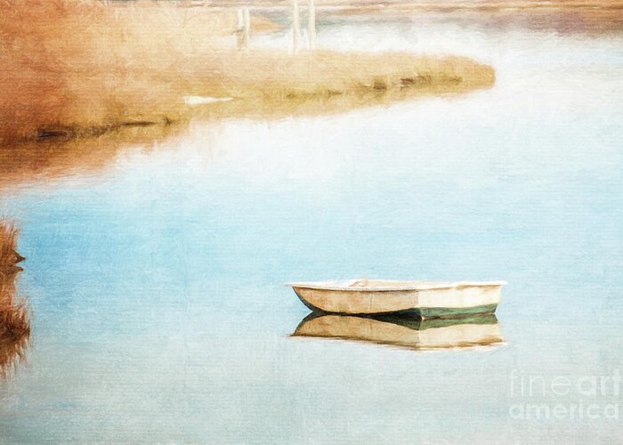 Cape Cod Greeting Card featuring the photograph Dinghy in Eastham by Michael James