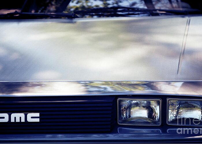 Delorean Greeting Card featuring the photograph DMC by RicharD Murphy