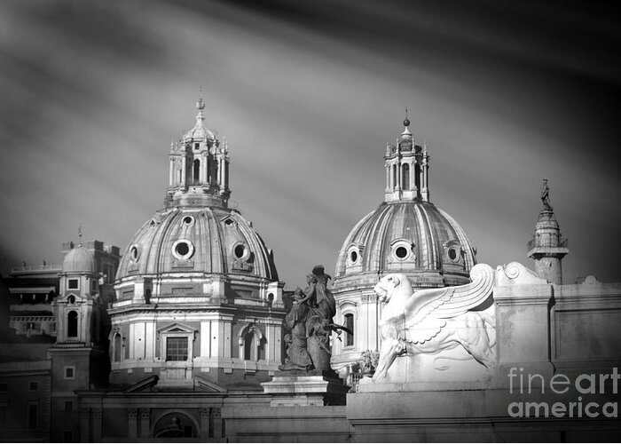Domes Greeting Card featuring the photograph Domes by Stefano Senise