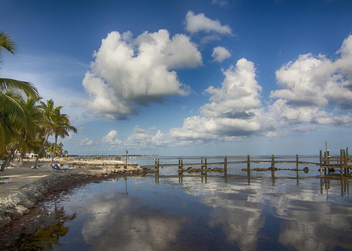Florida Keys Greeting Card featuring the photograph Down The Shore by Don Durfee