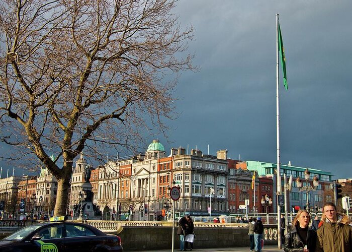Dublin Greeting Card featuring the photograph Downtown Dublin by Marisa Geraghty Photography