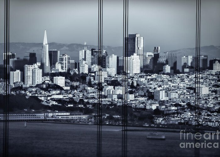 Sfo Greeting Card featuring the photograph Downtown San Francisco by Doug Sturgess