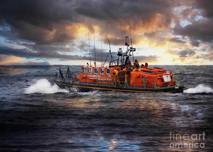 Dramatic Greeting Card featuring the photograph Dramatic Once More Unto The Breach by Terri Waters