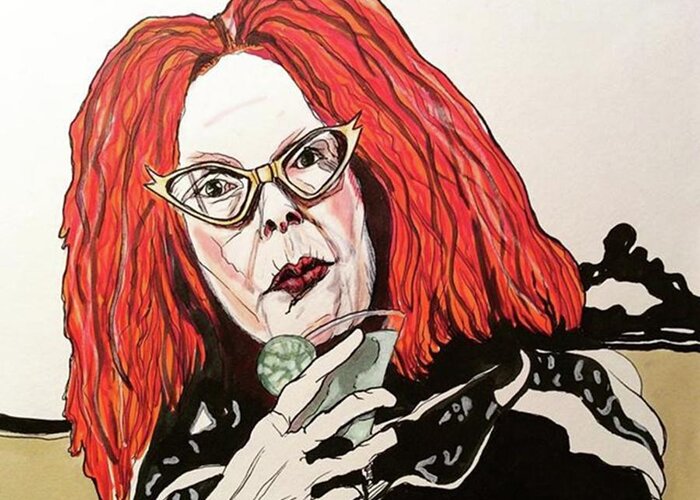Myrtlesnow Greeting Card featuring the photograph Drawlloween Day 19 Is Apparently by Russell Boyle