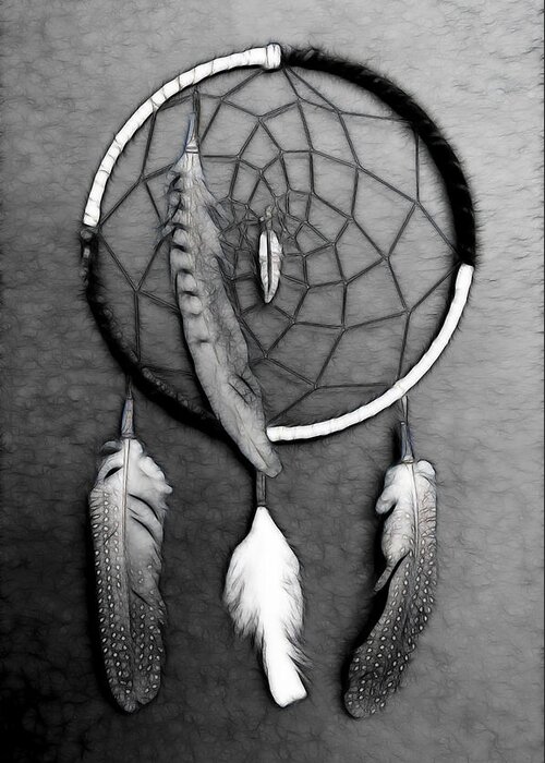 Dream Catcher Greeting Card featuring the photograph Dream Catcher II by Athena Mckinzie