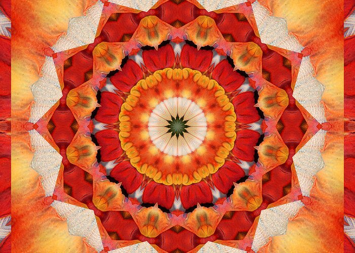 Mandalas Greeting Card featuring the photograph Dreaming by Bell And Todd