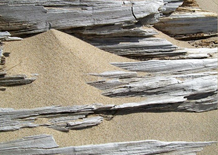 Zen Greeting Card featuring the photograph Driftwood by Michelle Calkins