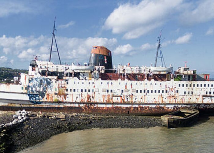 Duke Of Lancaster Greeting Card featuring the photograph Duke of Lancaster 3 pano by Steev Stamford