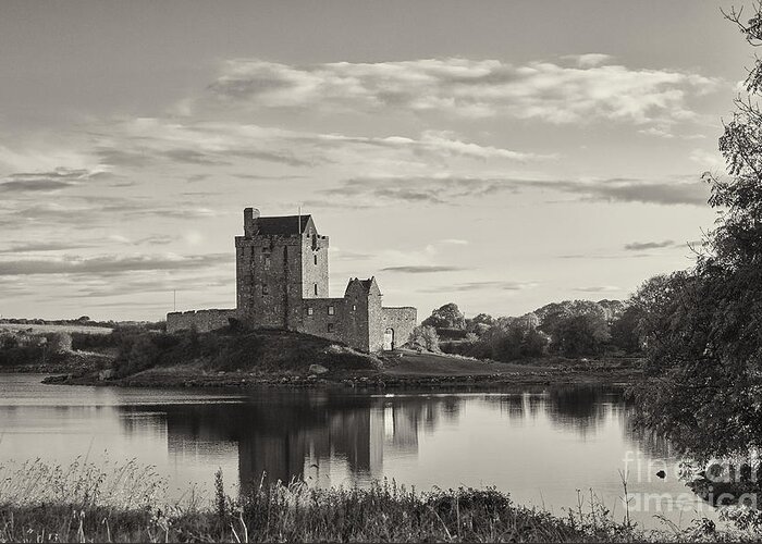 Dunguaire Castle Greeting Card featuring the photograph Dunguaire Castle by Juergen Klust