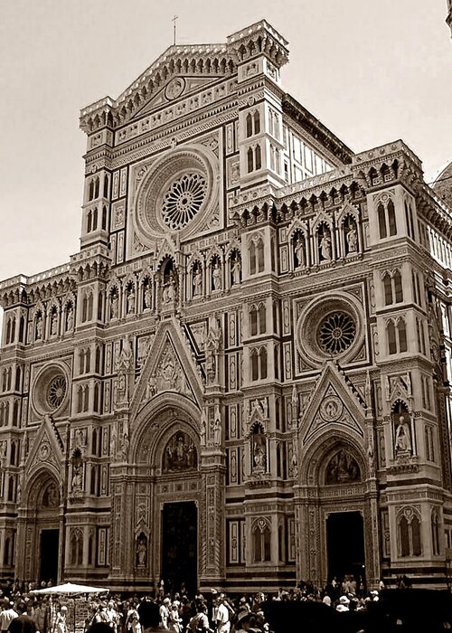 Architecture Greeting Card featuring the photograph Il Duomo di Firenze by Steven Myers