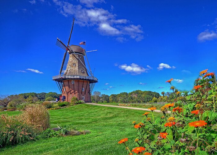 Windmill Greeting Card featuring the photograph Dutch Windmill by Rodney Campbell