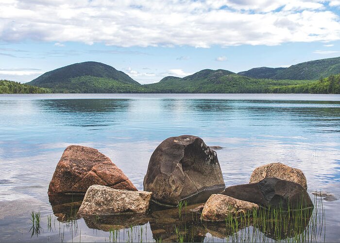 Acadia National Park Greeting Card featuring the photograph Eagle Lake by Holly Ross