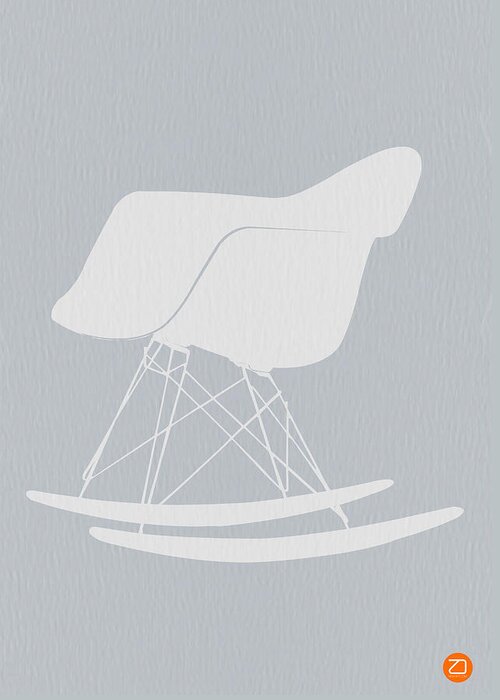 Eames Greeting Card featuring the photograph Eames Rocking Chair by Naxart Studio