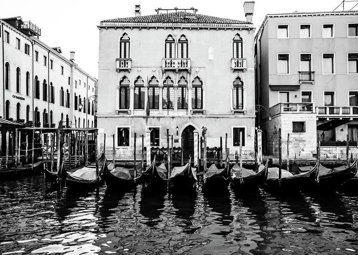 Venice Greeting Card featuring the photograph Early Moorings by Christopher Maxum