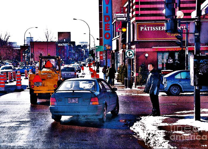 D90 Greeting Card featuring the photograph East End Montreal by Reb Frost