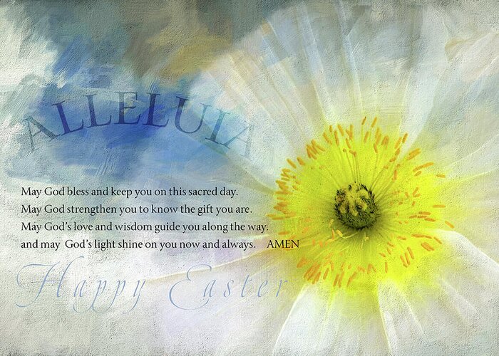 Photography Greeting Card featuring the digital art Easter Greeting 2 by Terry Davis