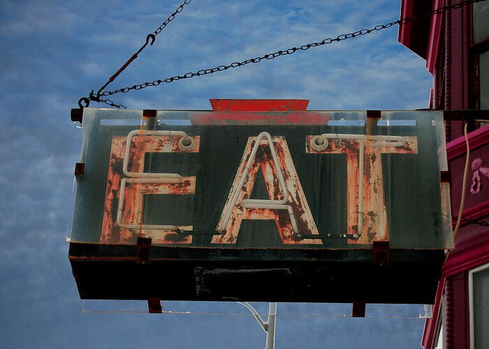 Eat Greeting Card featuring the photograph Eat by Jame Hayes