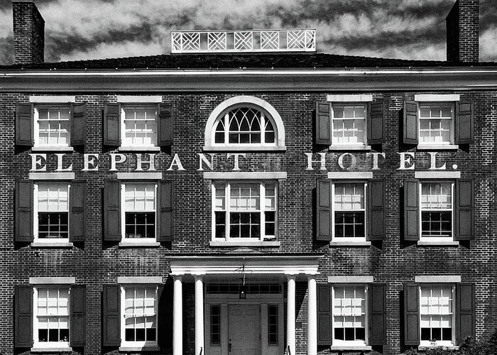 Architecture Greeting Card featuring the photograph Elephant Hotel by Eric Lake
