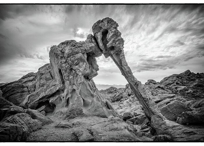 American Southwest Greeting Card featuring the photograph Elephant Rock, Valley of Fire by James Capo