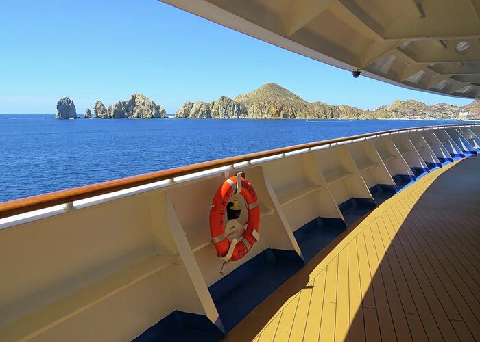 Cabo San Lucas Greeting Card featuring the photograph Emerald Deck by Connor Beekman