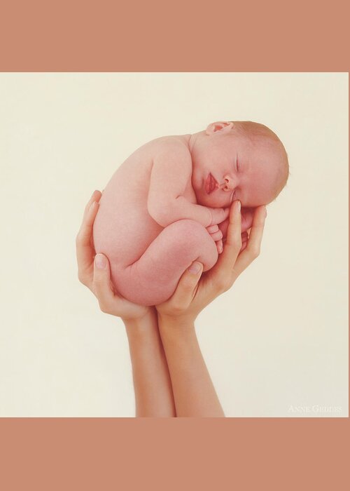 Baby Greeting Card featuring the photograph Emily Holding Laura by Anne Geddes