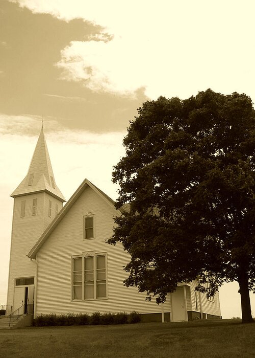 Church Greeting Card featuring the photograph Eminence by Dylan Punke