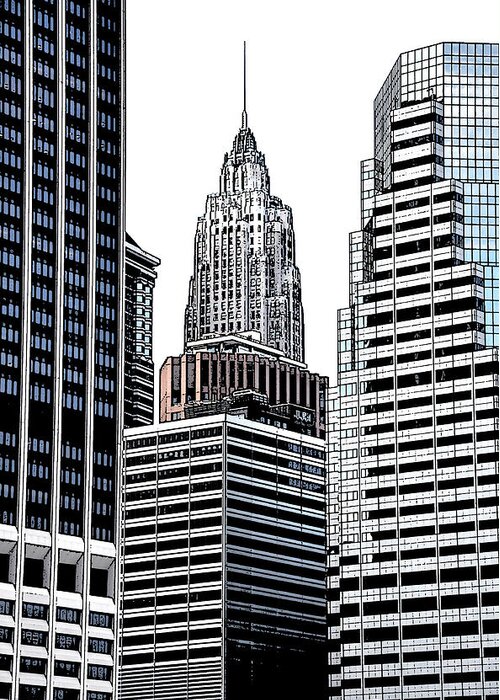 Empire State Building Greeting Card featuring the photograph Empire State Building - 1.1 by Frank Mari