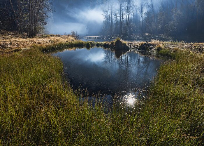 Yosemite Greeting Card featuring the photograph Enchanted Pond by Dan McGeorge