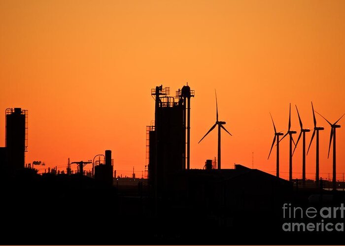 Sunset Greeting Card featuring the photograph Energy by Ken Williams