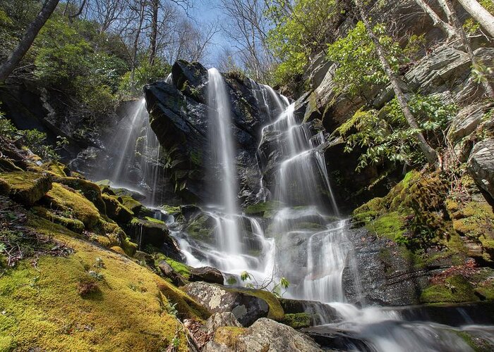 English Falls Greeting Card featuring the photograph English Spring by Chris Berrier
