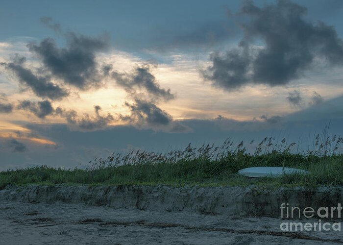 Sunset Greeting Card featuring the photograph Escape to the Beach by Dale Powell