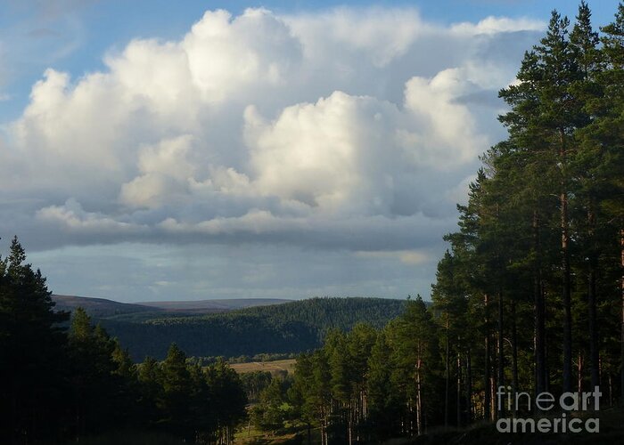 Shower Clouds Greeting Card featuring the photograph Evening Shower Clouds by Phil Banks